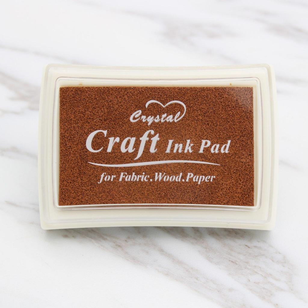 Colored Ink Pad for DIY Rubber Stamps, Children's Finger Painting, Calligraphy, and Journals