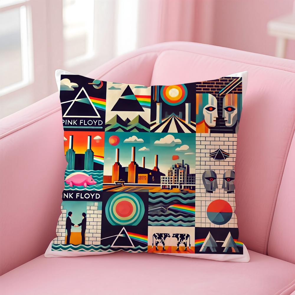 P-Pink F-Floyd Kissenbezug Bequemer Wende-Kissenbezug Ideal für Auto Sofa Schlafzimmer & Mehr