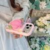 3D Pink Tulip iPhone Case for 14/15/16/17 Pro Max - Spring/Summer Collection