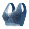 Summer V-neck Lace Wire-free Women's Bra - Beautiful Back Design, Bust Minimizer