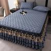 European Style Lace Quilted Bed Skirt - Thickened Skirt Edge for E-commerce Dropshipping