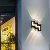 AC110 220V LED Wall Lamp Aluminum Patio Wall Lights Durable Yard Wall Lights  Exterior Wall Mount