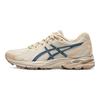 Asics Gel-Flux 4 Круглий носок Шнурівка Тканина Синтетична шкіра Міцні Дихаючі Низькі Кросівки для бігу Жіночі кросівки Білий Синій 1012B632-250