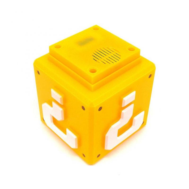 Super Mario Fragezeichen Block LED Nachtlicht mit wiederaufladbarer USB-Soundlampe