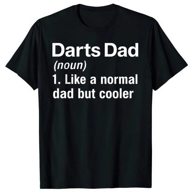 Darts Dad Like A Normal Dad But Cooler Graphic TShirt S