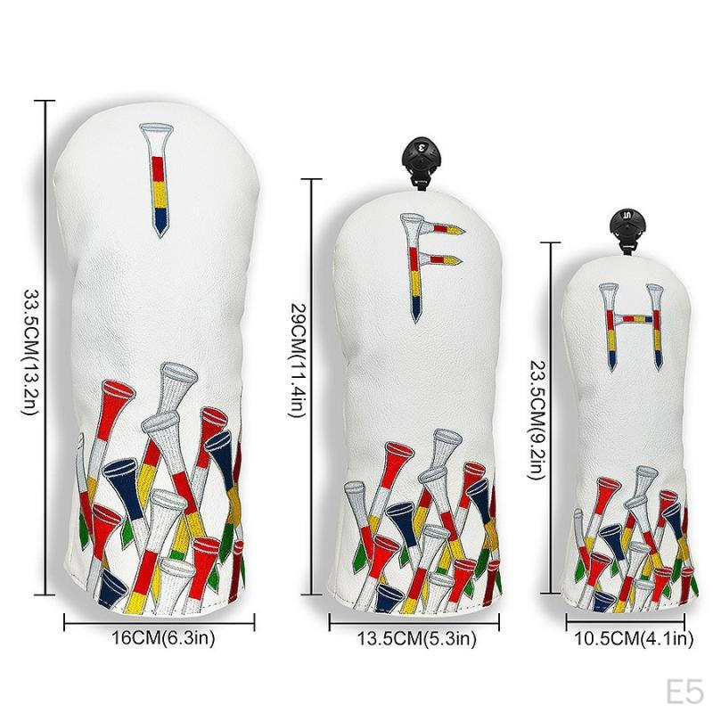 Club Headcover, Waterproof Replacement Headcover Made of PU - for Golfers (adults), Protects