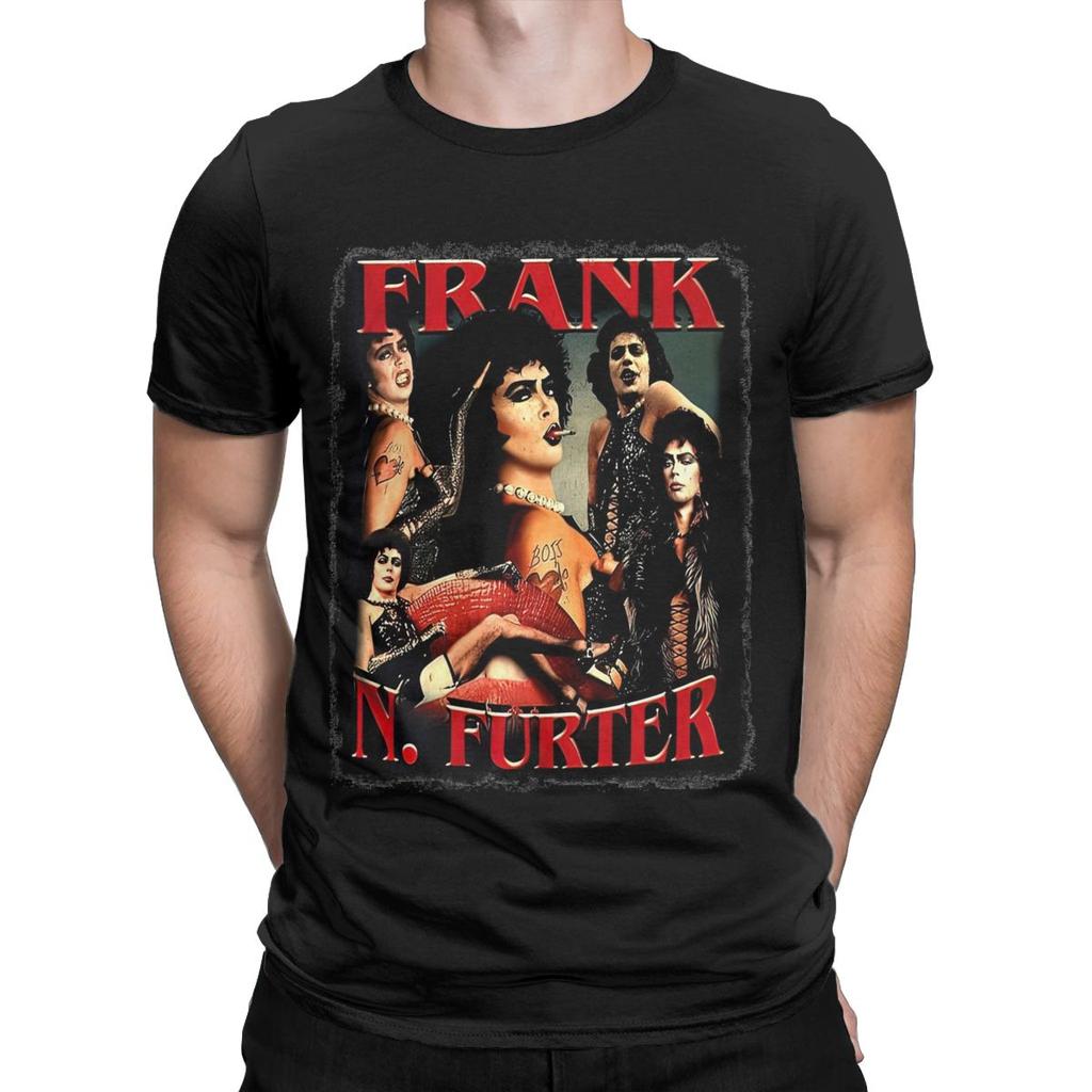 Frank N Furter Men T Shirt The Rockys Horror Picture Show Funny Tees Short Sleeve O Neck T-Shirts 100% Cotton Party Clothing