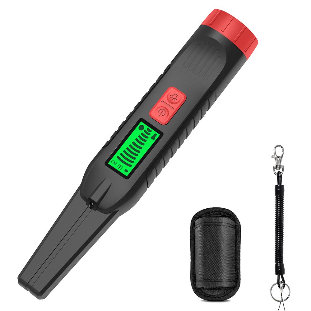 

Handheld Metal Detector Waterproof Golder Metal Finder Locator 360 Degrees Detection Instrument LCD Display Treasure Hunter