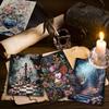 32pcs, Retro and Mysterious Postcards, Beautiful and Elegant, Roses, Clowns, Girls, Mailing Cards, Festival Cards
