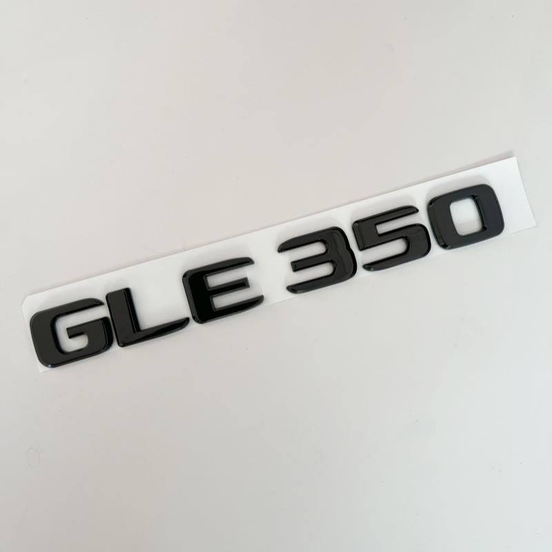 Car ABS Trunk Letters Logo Badge Emblem Decal Styling Sticker For Mercedes Benz GLE GLE53 GLE350 GLE400 GLE450 W166 W167 4 Matic