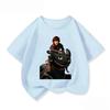 Cozy Kids Short Sleeve Tee Trendy Round Neck Adorable How To Train Your Dragon Pattern Cute Street Daily Wear 3 14