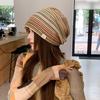 Color bar floating pile hat children foreign gas cover white hair hollow breathable hat new bag head hat