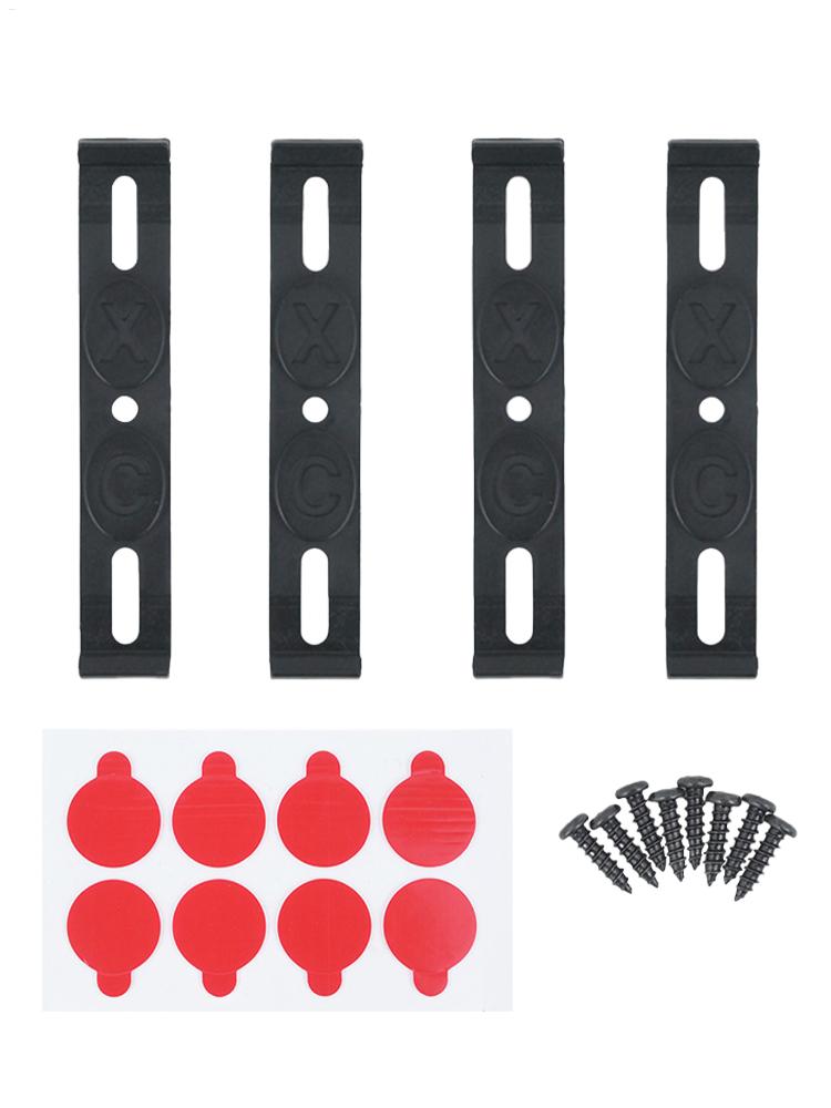 Car License Plate Holder 4PCS Weather-Proof Frameless License Plate Frame Car Tag Frame For Front And Rear Car Tags Exterior Car