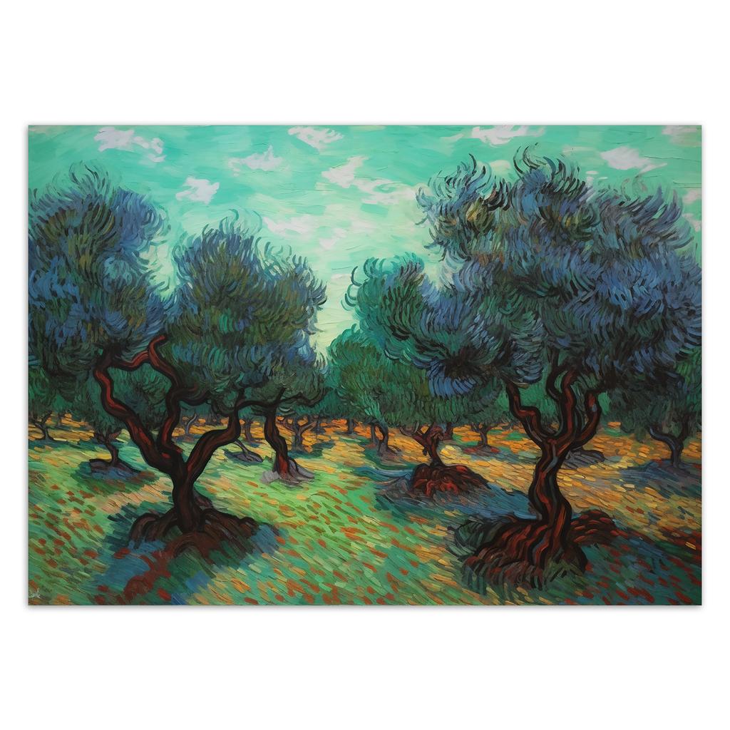 Wallpaper Olive grove - V. van Gogh