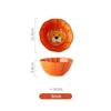 Ceramic Little Lion Children's Tableware Noodles Rice Bowls Underglaze Color Dinnerware Dessert Snack Plates Kitchen Accessories