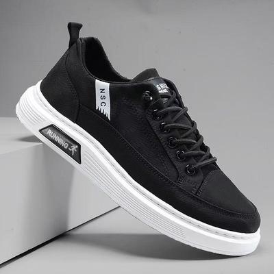 New Breathable Men's Shoes Flat Baseplate Shoes Trendy Versatile One Pedal Foot Cover Casual Cloth Shoes Men