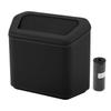 INFINAUTO Car Trash Car Door 6.3" Length 2.8" Width 5.5" Height Car Trash Plastic Black Hanging
