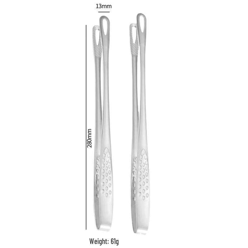 Zhaoran Stainless Steel Korean BBQ Tongs, 2-Pack