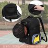 DSLEAF Basketball-Rucksack, Basketball-Rucksack, Studenten-Basketball-Rucksack, Ballaufbewahrung, Fußball-Rucksack für Jungen (Schwarz)