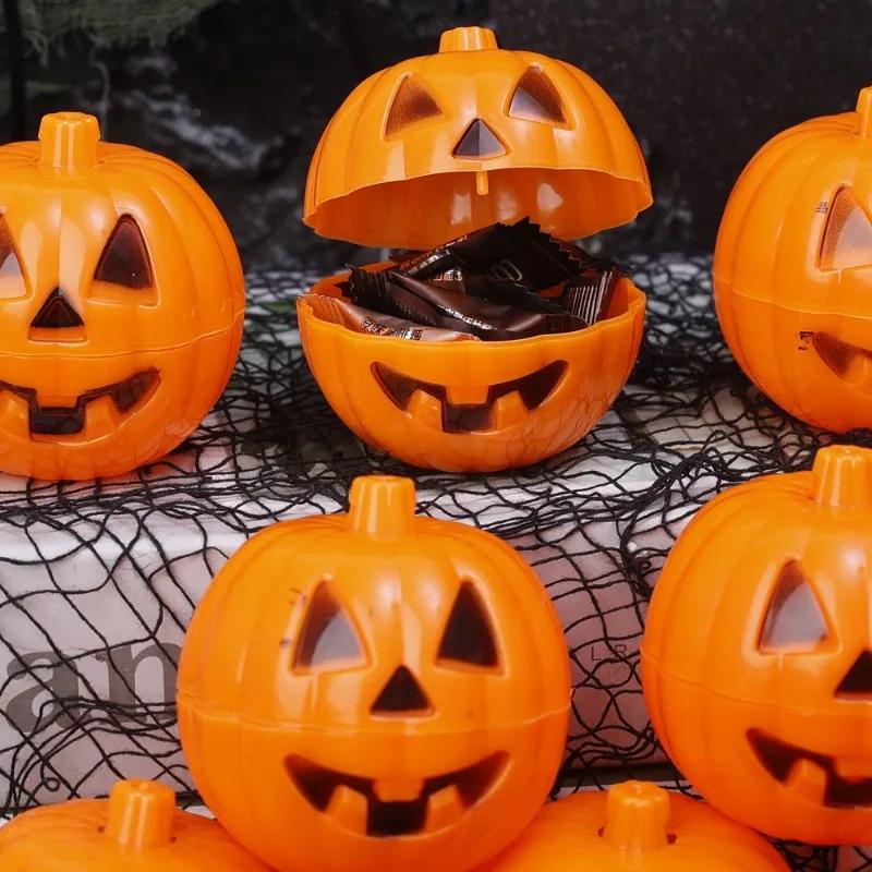 1/30pcs Halloween Pumpkin Candy Box Mini Snacks Gift Containers Halloween Party Decoration Festival Gifts Packaging Supplies