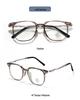 Ultralight TR90 Women's Fashion Polygon Eyeglass Frame with No-Feel Nose Pads, Prescription-Compatible, Large Face Fit