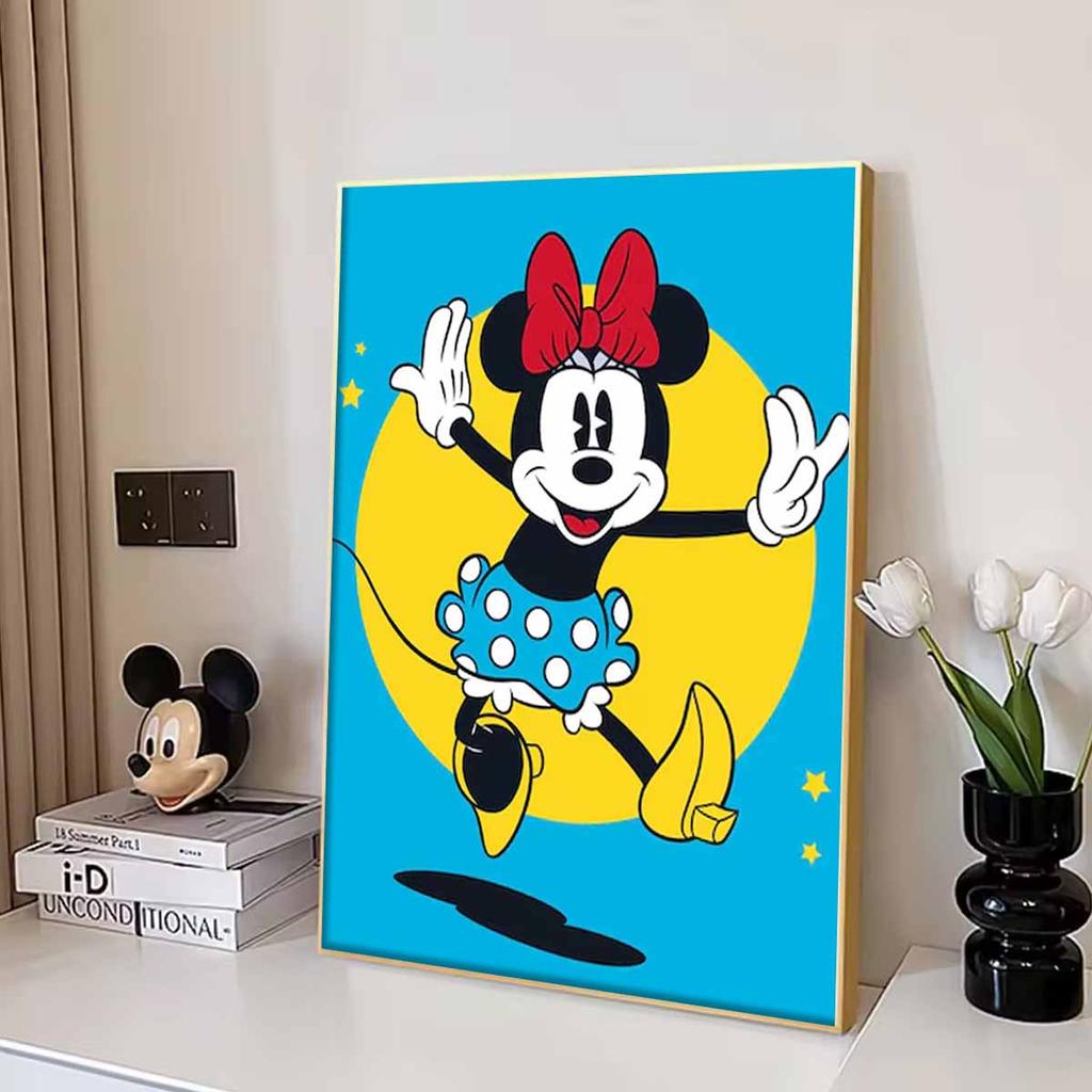 DIY Diamond Painting The Lovely Mouse Minnie Cross Stitch Kit Mosaic Art Diamond Painting Full Circle Diamond Home Decoration
