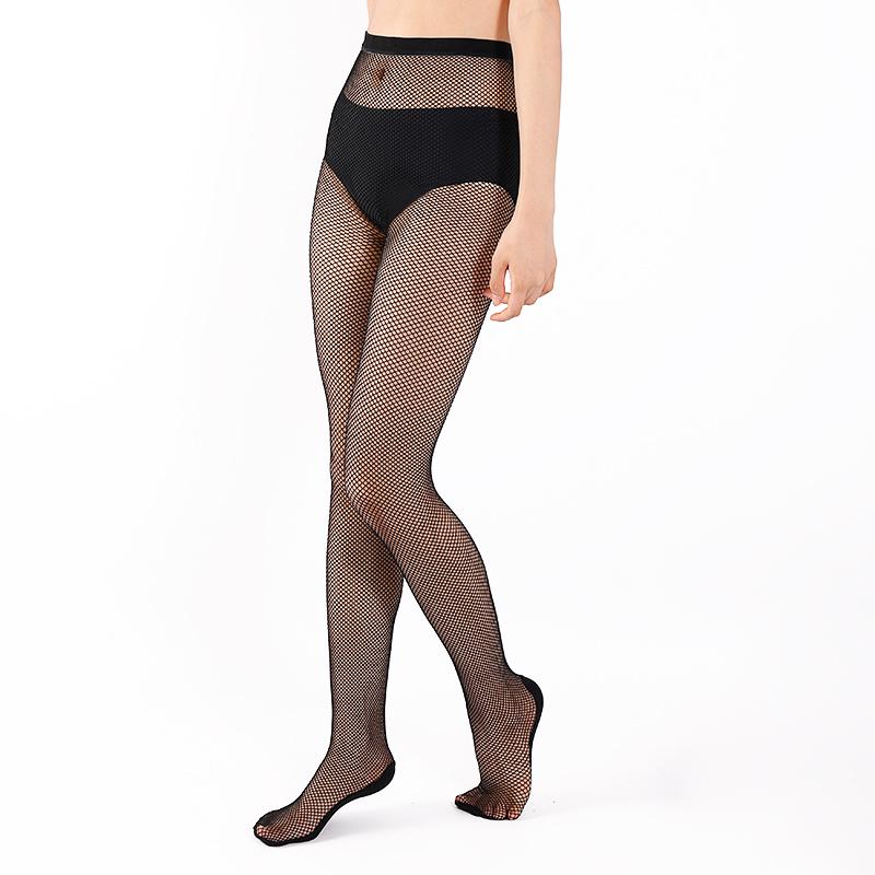Harte Netzstrumpfhosen für Damen Latin Dance Anti-Rutsch-Socken Professionelle Standard-Tanzstrümpfe mit Grifffläche S