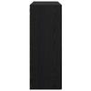 Wall Mounted Cabinet Black Oak Effect 69.5 x 34 x 90 cm