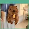 Marmota Plush Backpack With Zipper Closure For Kids And Teens Daily Use