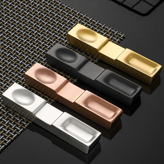 Chopstick Rest Groove Design Mirror Polished Fork Holder Easy To Clean Cutlery Rest Stainless Steel Chinese Style