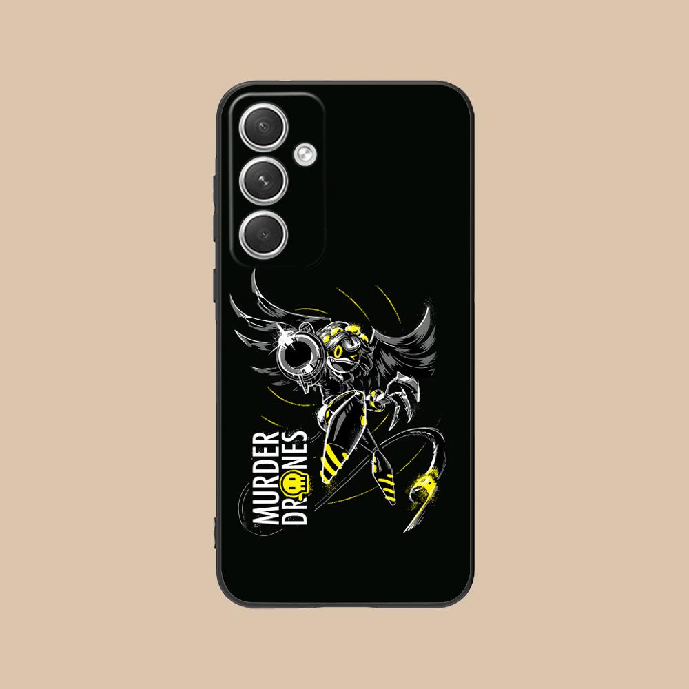 

Murder Drones Phone Case for Samsung Galaxy S25 S24 S23 S22 S21 S20 S10 S9 Plus FE Ultra Lite Black Smartphone Cover Galaxy S9 Plus