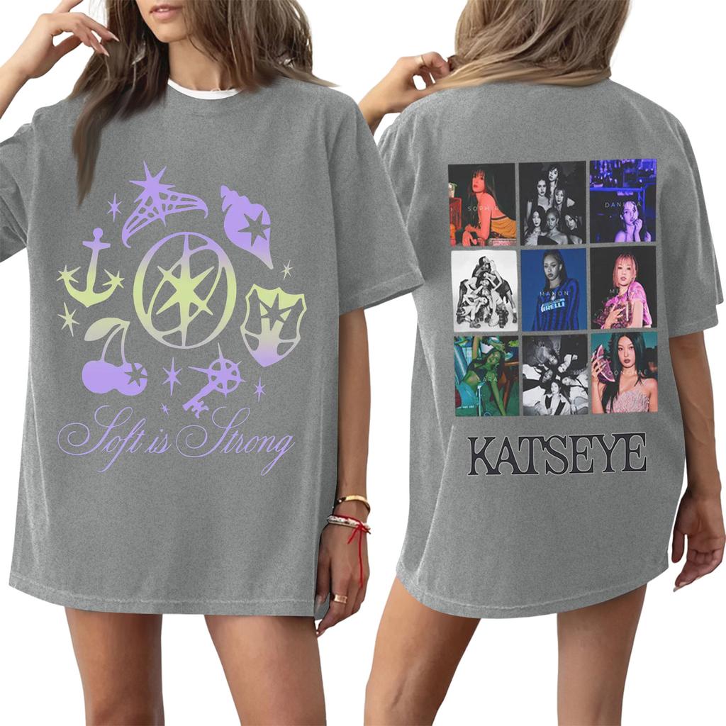 Women's Round Neck Printed Short-sleeved T-shirt Top