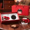 Apple Girl Ceramic Warm Cup Souvenir Gift Water Cup High Looking Mug Gift Box Cute Couple Cup Gift Gift