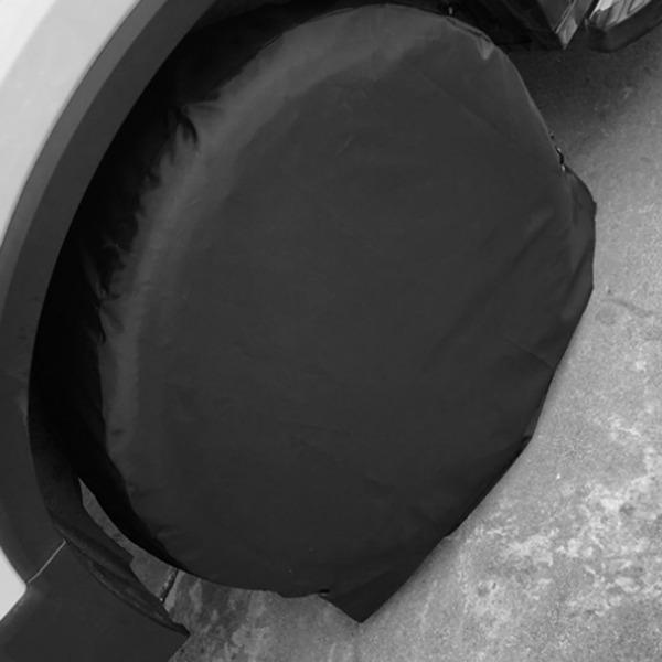 4-Piece Waterproof UV-Resistant Tire Covers for 30-32 Inch RV/Truck Tires