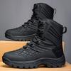 Tactical boots combat boots outdoor mountaineering medium and high top military fans field special forces desert training shoes