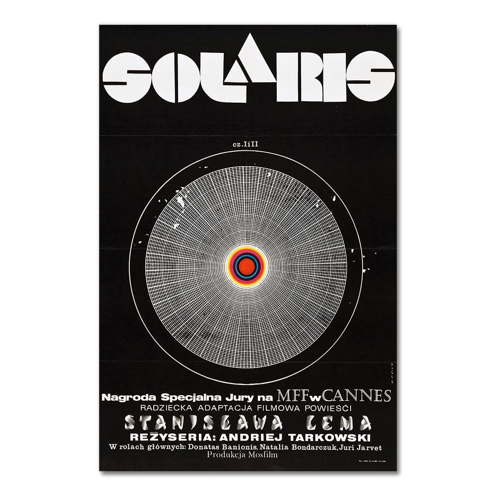 Solaris Poster Andrei Tarkovsky Film Vintage Drucke Medienwanddekoration, Retro Poster Filmkunst Solaris Wandkunst Leinwandbild 21X30CMNo Framed