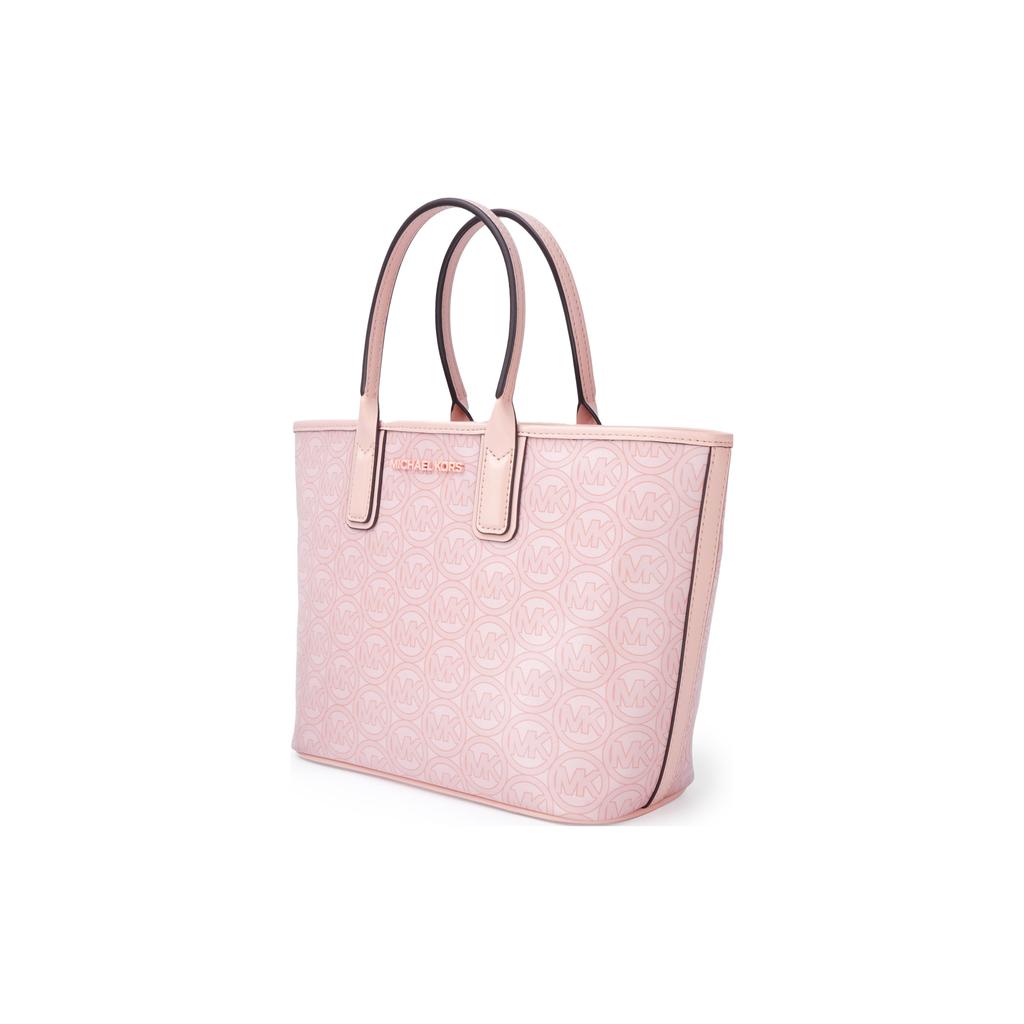 New MICHAEL KORS Leather Tote Bag, Shopping Bag, Handbag Small Women's Pastel Pink 35H1T2JT1C-POWDER-BLUSH