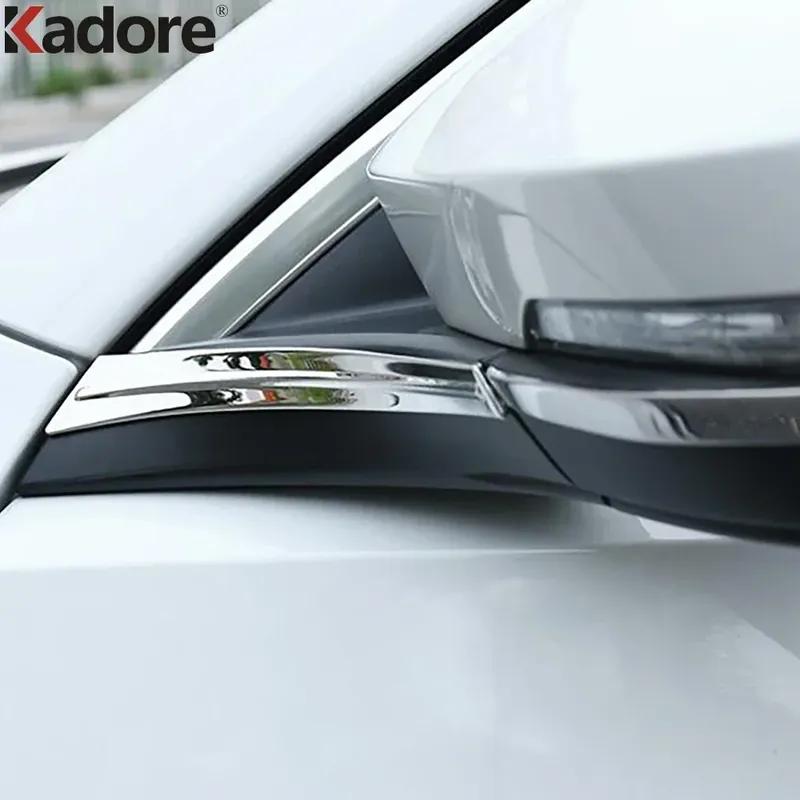 Rearview Mirror Cover Trim For Volkswagen VW T-Roc TROC 2017-   Chrome Car Side Mirrors Molding Strip Accessories