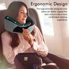 Portable Ergonomic U-Shaped Snail Pillow,Detachable,Washable Neck Pillow for Travel, Office, Airplane Naps,Sleeping Pillow