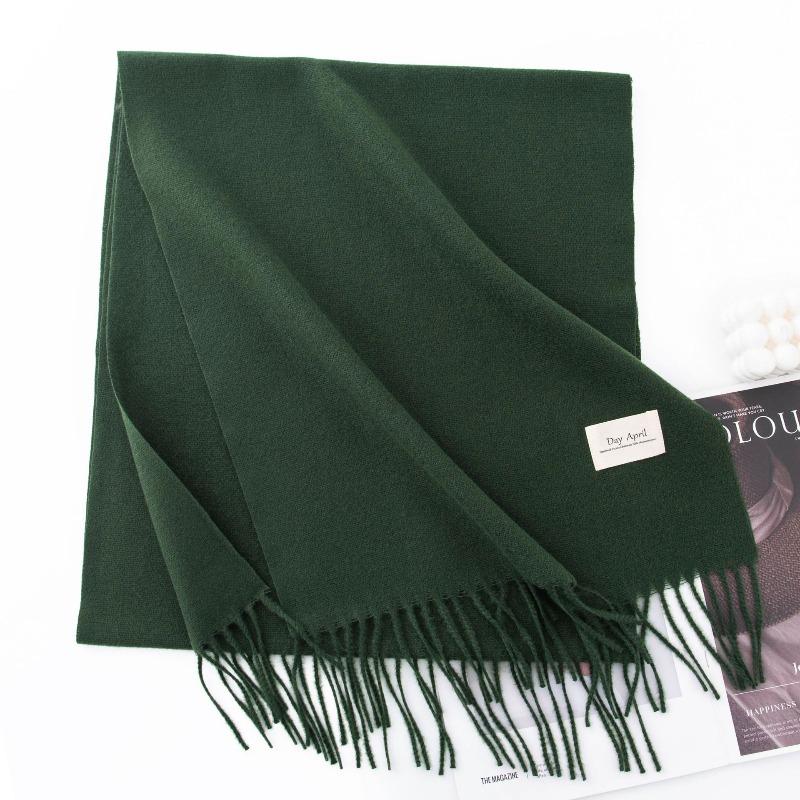 Morandi Color Scarf Shawl Solid Color Cashmere Feel Long Winter Wrap Luxury Soft Fashion Gift Lightweight Women’s Neck Scarf