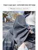 145 Petite Polka Dot High Waist Slimming Wide Leg Lace Trim Drawstring Pants for Women - Spring/Autumn Casual