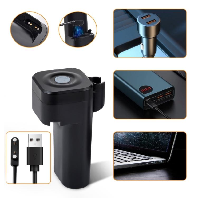 Outdoor Shower Head Sprayer Pump for Car Washing Camping Hiking Travel, USB Rechargeable Camping Shower Bathing Pump