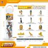 Modello Organi Corpo Umano Montessori Giocattolo Educativo in PVC per Bambini