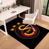 Galatasaray Football Club Emblem Area Rug Office rug, Chair Rug, Decor Carpet Livingroom bedroom Mat, Large Size Fan gifts Christmas gifts