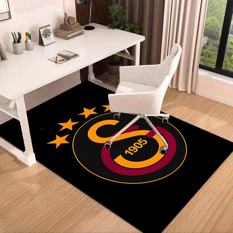 Galatasaray Football Club Emblem Area Rug Office rug, Chair Rug, Decor Carpet Livingroom bedroom Mat, Large Size Fan gifts Christmas gifts