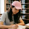 RongGuang Plain Fashion 6 Panel Classic Cotton Solid Color Unisex Baseball Cap Sports Cap Sun Hat for Outdoor Sun Protection
