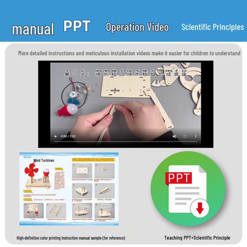 Kids' Science Experiment Kit: DIY Handmade Physical Toys for Kindergarten Students