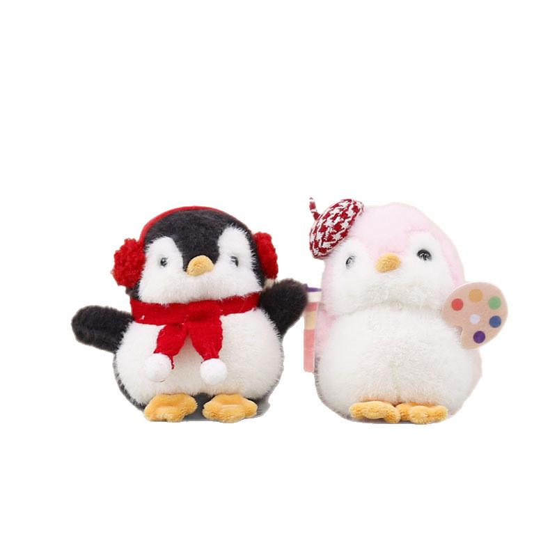 Cute Animal Penguin Plush Toy For Bags And Car Decorations