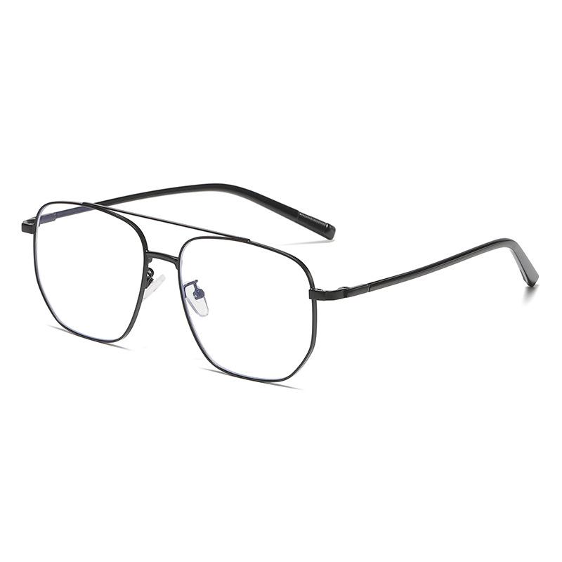 New Brand Myopia Glasses Women Oversized Alloy Frame Blue Light Blocking Photochromic Eyeglasses for Men and Women