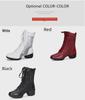Women's Dance Footwear: Soft Sole Square, Sailor, Long Boots, Latin, Modern Heel Shoes for Four Seasons